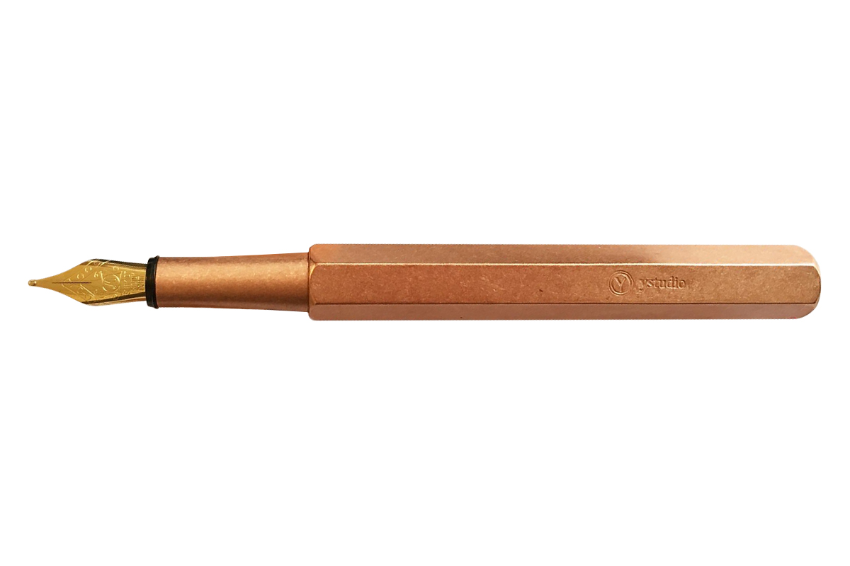 Ystudio Classic Revolve Portable Copper Vulpen